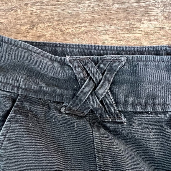 Ann Taylor Loft Black Mid Rise 100% Cotton Shorts Size 10 - Picture 3 of 7